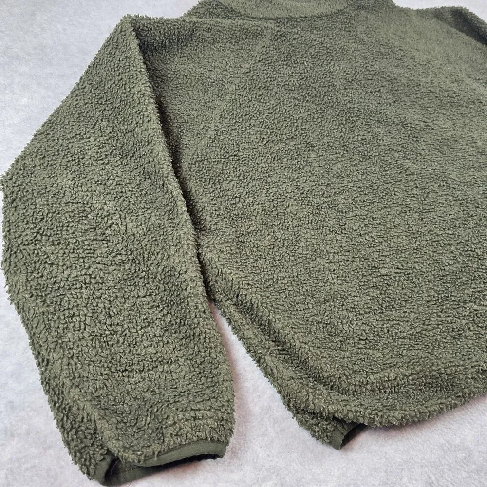 Women's XL Sherpa Cropped Jacket - All in Motion™ Green